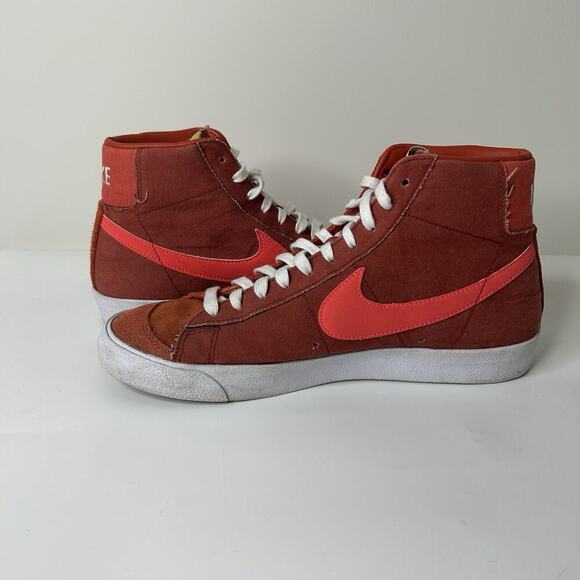 Nike Blazer Mid '77 Vintage Suede Mix Mantra Orange Men's 12 Shoes CZ4609-800 - Picture 2 of 10